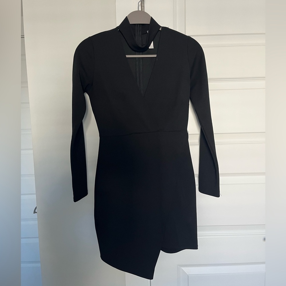 Black cocktail dress